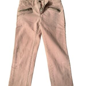 Zadig&Voltaire women pale pink Jeans with silver details size 26 made in Turkey
